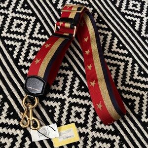 Marc Jacobs Red and Gold Star Belt